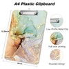 Piasoenc Plastic Clipboard, Cute Decorative Clipboards, 31.5 x 22.5 cm,
