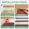 M METERXITY Stair Edge Trim 20FT Vinyl Rubber Stair Nosing