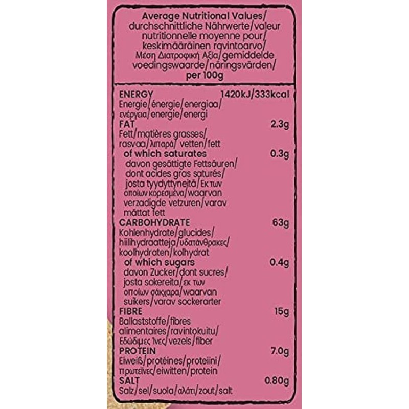 Amisa Crispbread Quinoa Fibre Gluten Free, 100g