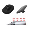 2Pcs Front Cab Roof Rack Grommet Plug Waterproof Protective Roof
