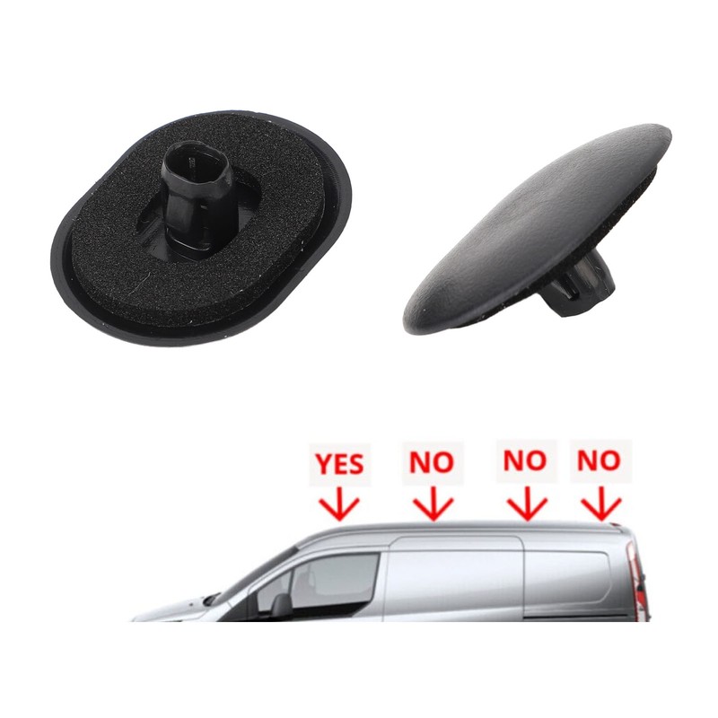 2Pcs Front Cab Roof Rack Grommet Plug Waterproof Protective Roof