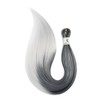 Pre Stretched Braiding Hair Ombre Tgrey 24 Inch 8 Packs,