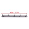 45cm Row Hook Wall Mount Aluminium Alloy Coat Towel Hook