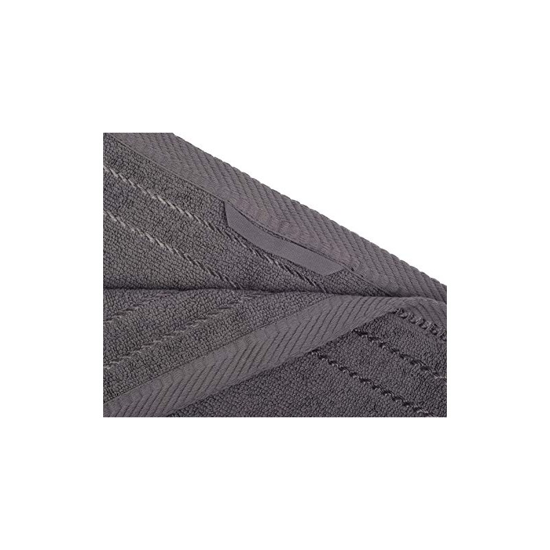 Gözze Berlin Flannel 4er Set, Anthracite, 30 x 50 cm,