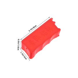 iplusmile Ladder Cover End Cap Covers Red Aluminum Ladder Pad Universal Ladder Accessories Quick Install Protects Ladder Tip