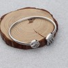 CHOORO Silver Basketball Rim and Net Bracelet Bangle Basketball Jewelry