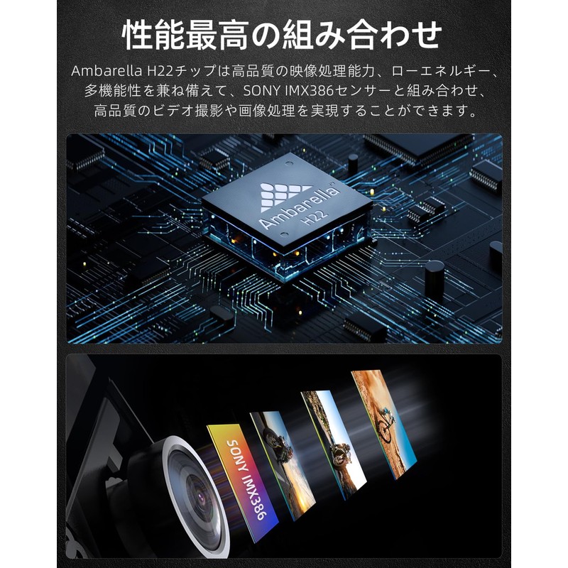 XTU S6 Action Camera, 4K, 20 MP, Ambarella H22 CPU