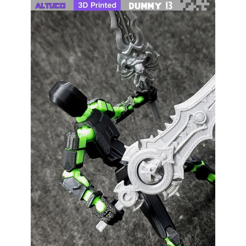altuco T13 Action Figure for Kids,3D Printed Titan 13 Figure