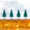 Kaket 24 PCS Artificial Mini Christmas Trees, Bottle Brush Christmas