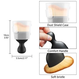 Musiin Guitar Mini Soft Bristle Instrument Cleaning Brush for Guitar, Violin, Piano and Other Instruments Cleaning Tools (3 Packs)