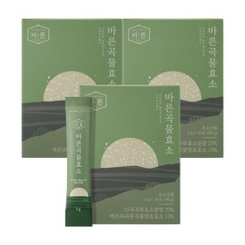Barun Domestic Low Molecular Fermented Grain Enzyme, 90g, 3 Boxes / 바른 국내산 저분자 발효 곡물효소, 90g, 3박스