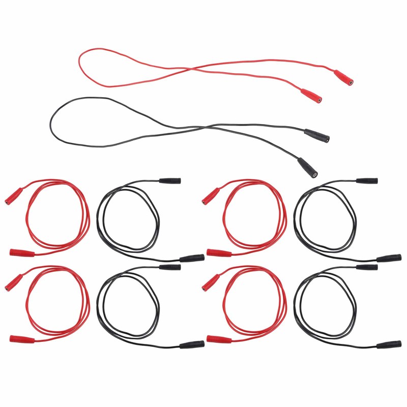 5 Sets Banana Test Lead Testing Cable Female to Female