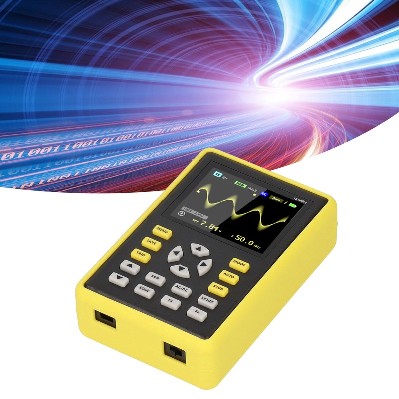 Digital Oscilloscope Handheld IPS LCD Display Screen 2.4inch 100MHz 500MS/s