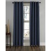 Curtainworks Lenox Grommet Curtain Panel, 50 x 132 in, Navy