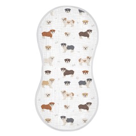 vvfelixl Burp Cloths Different English Bulldog for Baby Boy Girls Baby Washcloths Burp Rags 1 Pack