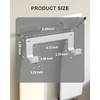 MUSVOH 2PC Ironing Board Hanger Wall Mount Stainless Steel, Y