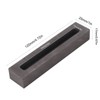 Long Strip Graphite Mold, plplaaoo Graphite Casting Mould Metal 10ml