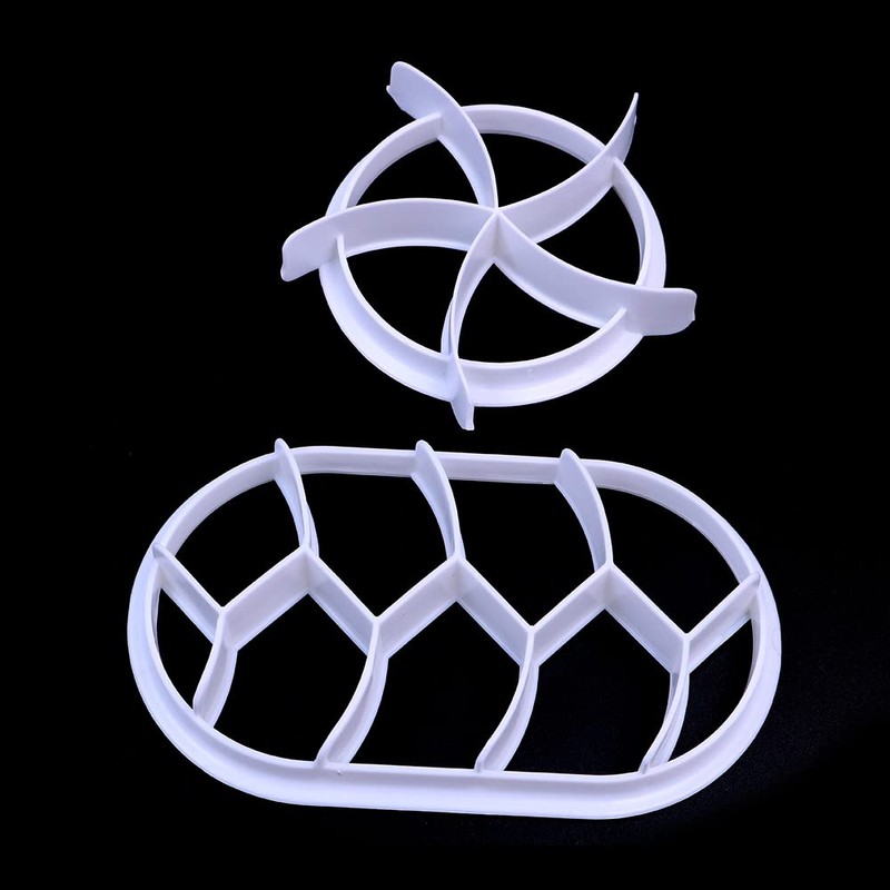 WANGCL 2 Pieces Bread Stamp Press, Bread Press Mold, Bread