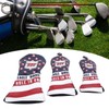 Golf Club Head Cover Set Waterproof PU Leather Golf Club