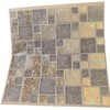 32 Glitter Silver Chrome Kitchen Bathroom Tile Stickers Transfers 15