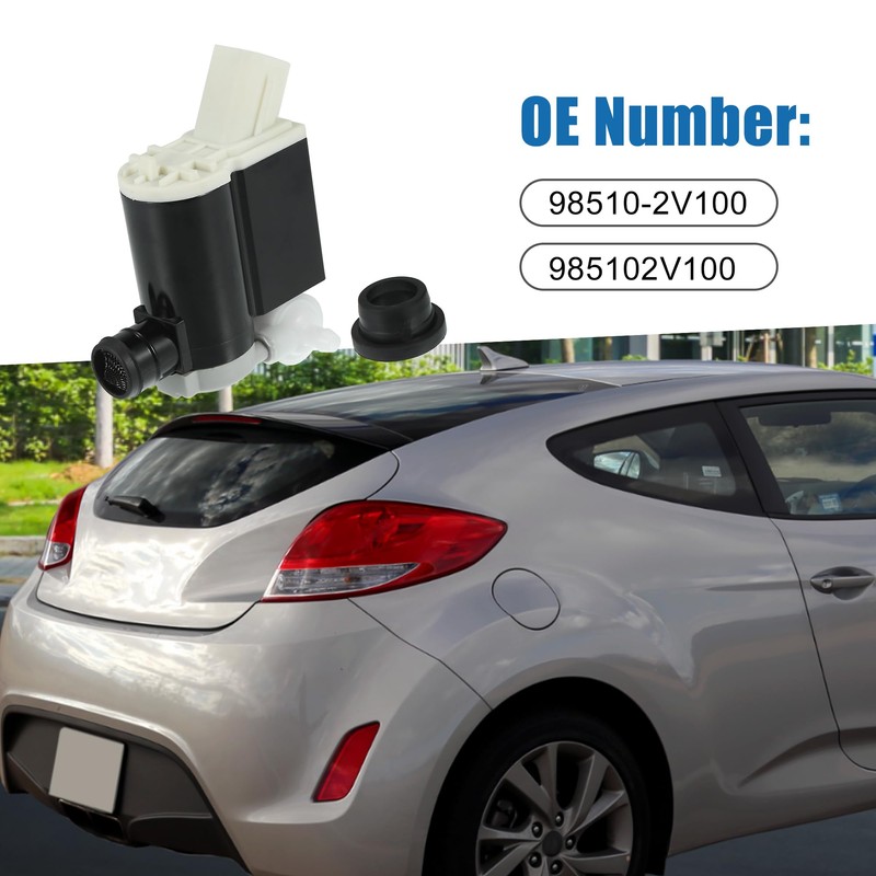 A ABSOPRO Windshield Washer Motor Pump for Hyundai Veloster Entourage