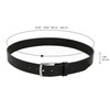 Gusti Kaj Genuine Leather Belt with Silver Buckle Belt Business