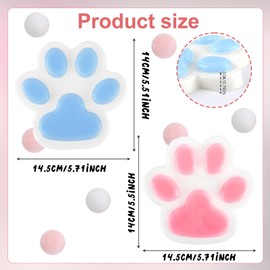 AMSNINK Squishy Paw XXL, Cat Paws Squishy Set of 2, Taba Squishy Paw for Stress Relief and Concentration, Fufu Squishy for Office, School and as a Gift