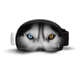SOGGLE Ski Goggles Protective Cover Made of Microfibre (One Size), Colour: Eyes Husky