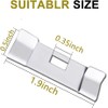 Vertical Blind Repair Vane Savers, 16PCS Metal Vertical Blind Repair