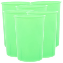 CORHAD 6Pcs Air Horn Tubes DIY Accessory Loud Noise Maker for Football Games Soccer Matches School Spirit Parties Green Plastic