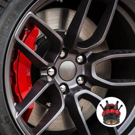 MUCKLILY 4Pcs Tapones para Llantas, Crown Tapa De VáStago De VáLvula De NeumáTico De Coche, 12 Fundas De VáLvula De Rueda, Cubierta De Tapas De Aire a Prueba De Fugas, Universal