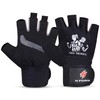 H Force LTD Gym Gloves (Long Wristband, Medium)