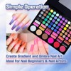 78Colors Pigment Powder for Nails DIY Ombre & Bold Manicure-Set2
