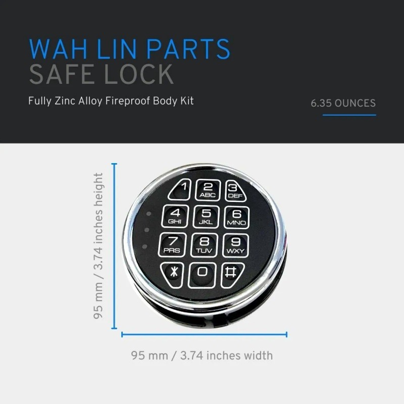WAHLINPARTS Build Your Own Safe DIY Gun Cabinet Replacement Lock