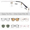 Glasses Chain Stainless Steel Sunglasses Chain with 12 Non-Slip Glasses