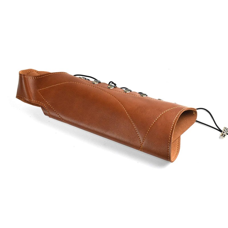 Windfulogo PU Leather Archery Arm Guard Hand Protector Brace Longbow