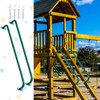 Lounsweer 2 Pcs 37'' Playground Handle Metal Playground Safety Handle