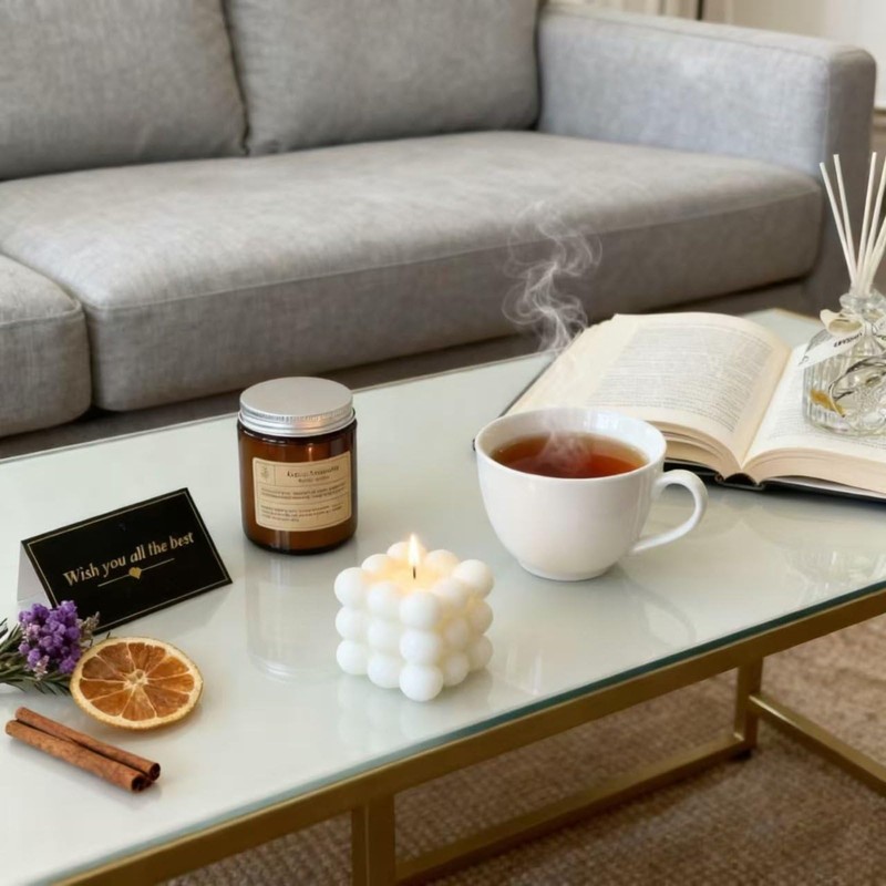 English Pear & Freesia Candle and Reed Diffuser Gift Set