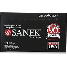 Sanek Display Neck Strips, 60 Count, Pack of 12