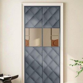 Full Cover Padded Winter Windproof Thermal Insulation Curtain 100x220cm