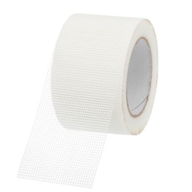 PATIKIL Drywall Repair Mesh Tape, 3 Inch x 98 ft Fiberglass Repair Patch Self-Adhesive Dry Wall Joint Tape 13 Mesh Wall Hole Crack and Seam Patch, White