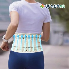 GC녹십자MS 디스크잭W 의료용 허리 보호대 디스크 척추 견인기 공기주입 복대 지지대 [M(허리둘레 30~33인치)] GC Green Cross MS Disc Jack W Medical Lumbar Support Belt Disc Spine Traction Air-Inflatable Braces Support [M (Waist Circumference 30-33 inches)]
