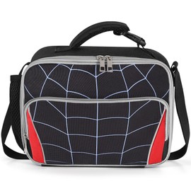 Kids Lunch Box Boys Spider Lunch Bag School Insulated Lunchbox Spiderweb Lunch Box Reusable Snack Boxes Meal Prep Bag for Kid Boy Girls Men