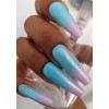DIVA BEAUTY 20 Uñas Postizas Press On Forma Bailarina