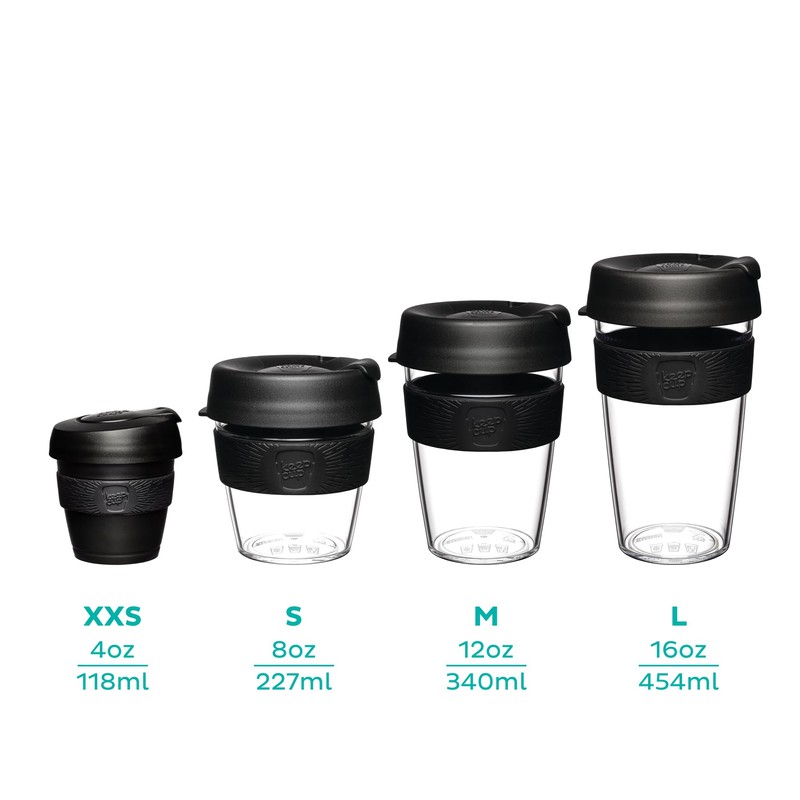 KeepCup Original, Lightweight Plastic Reusable Coffee Cup with Splashproof Sipper