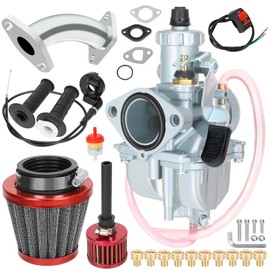 CILOYU VM22 26mm Carburetor Intake Manifold Compatible with Predator 212cc 224cc 196cc 6.5hp Engine Coleman CT200U BT200X Baja Warrior MB200 Powersports Parts Throttle Assembly Kit