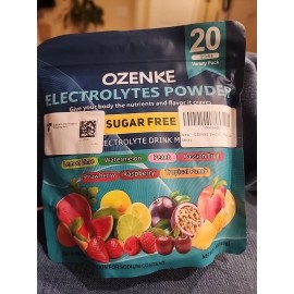 OZENKE Electrolytes Powder Packets-OZENKE Sugar Free Hydration Flavor Variety 20 Sticks