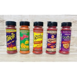 Takis 5x Takis Fuego Flaming Ruffles Chilli Powder Seasoning 5x Polvo Chilito Sonador