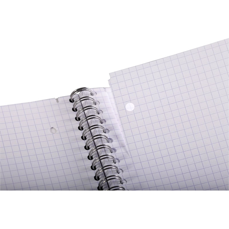 Clairefontaine 8252C Collegeblock A4, checkered, 1-pack, 160 sheets, assorted colors