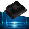 WiFi Range Extender Black Spiral Fan Shaped Wireless Signal Amplifier